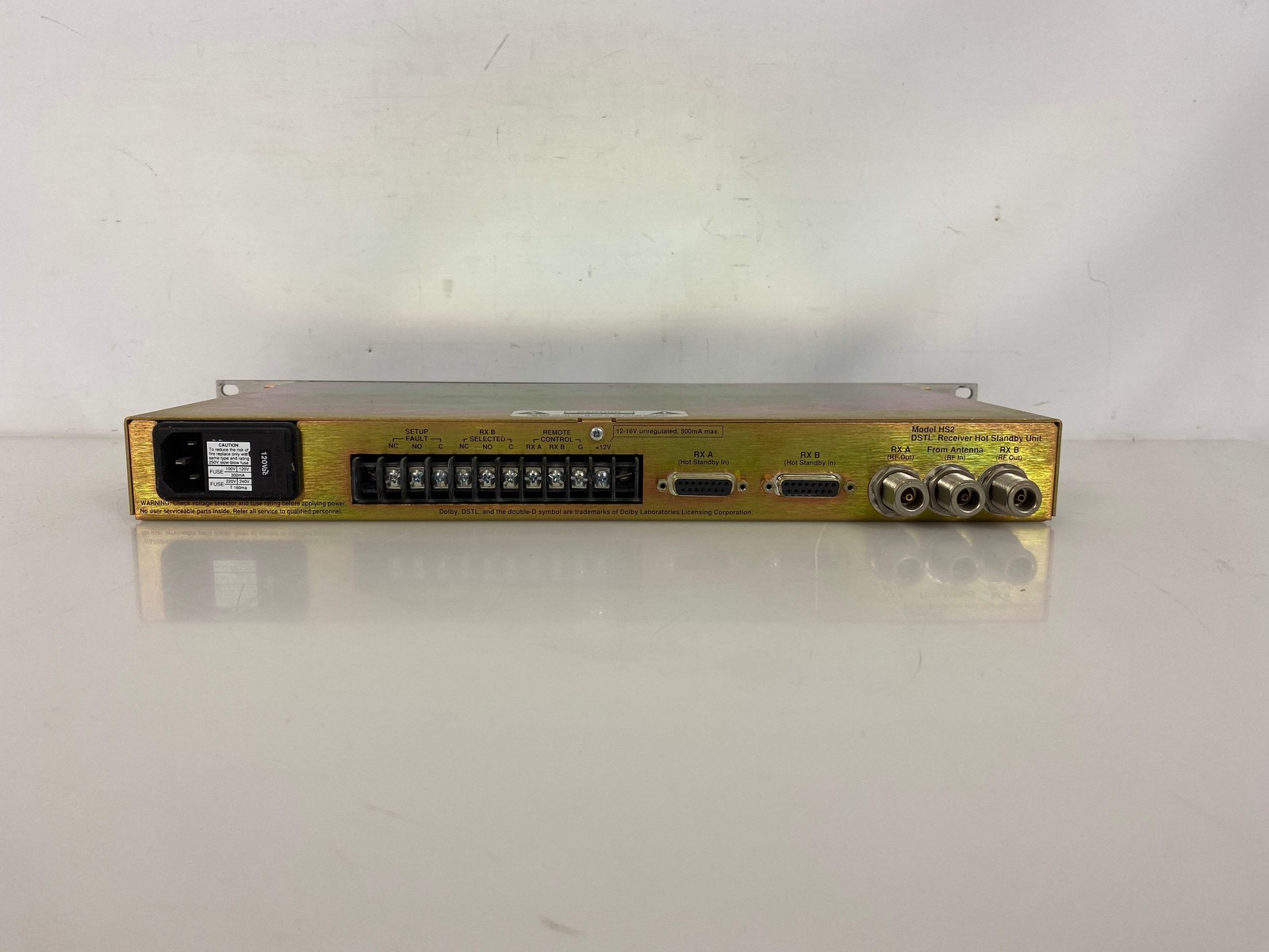 Dolby DSTL Receiver Hot Standby Unit HS2 *Untested*