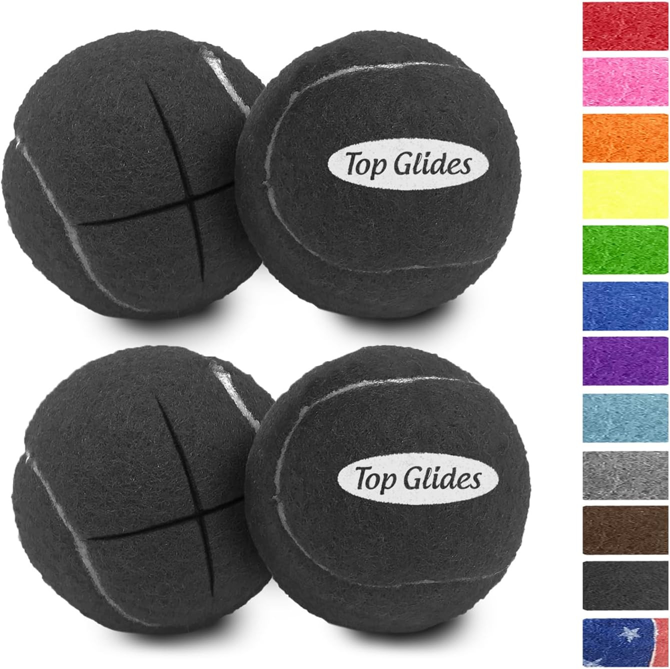Precut Walker Tennis Ball Glides