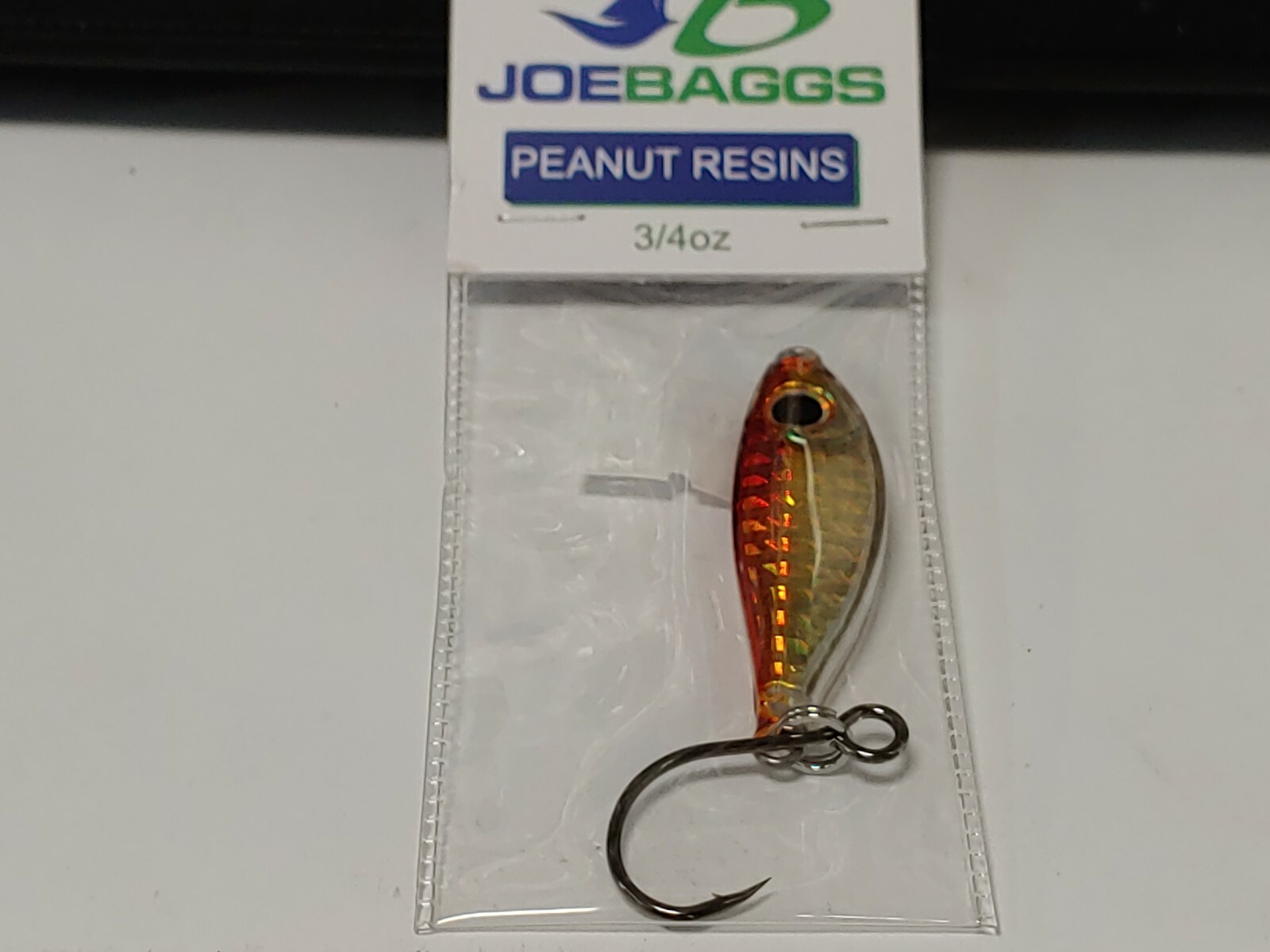 1 NEW Joe Baggs PEANUT Resin/Epoxy Jig OLIVE SANDEEL 3/4oz FREE SHIP - DISCOUNTS