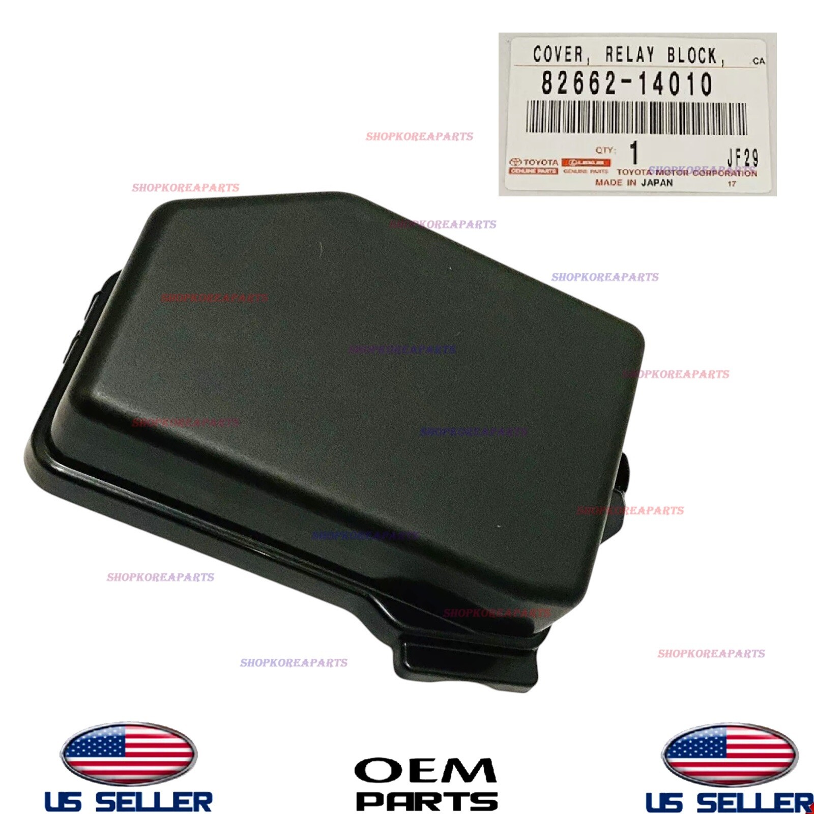 Genuine OEM Upper Fuse Box Relay Cover 1993-1998 Toyota JZA80 Supra 82662-14010