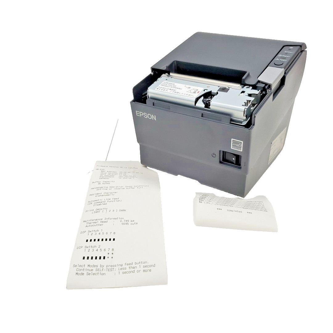 Epson TM-T88V M244A USB/Serial Thermal Receipt Printer, no top cover / no psu