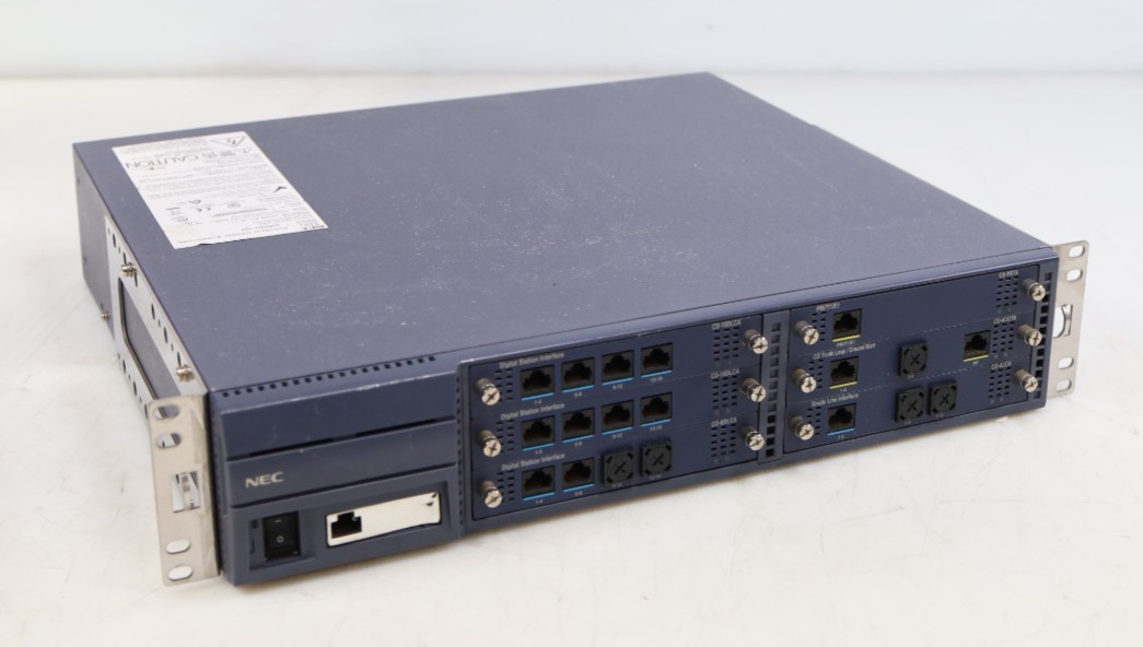 NEC SV8300/8100 CHS2U-US Phone Sys 2x 16DLCA, 8DLCA, 4LCA, 4COTB, PRTA + Bracket