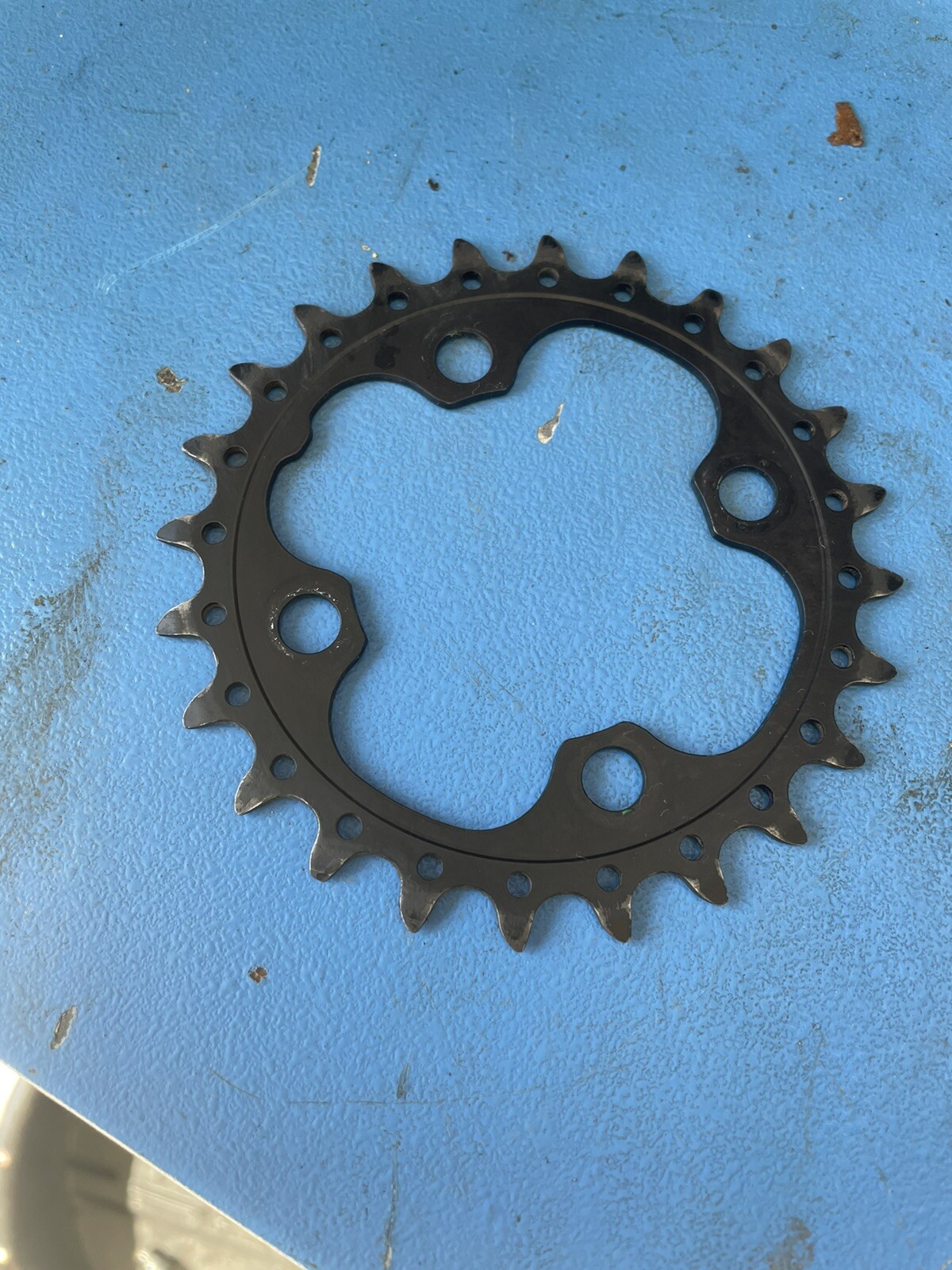 Shimano 24T AE Chainring 10 Speed Black 64BCD Used