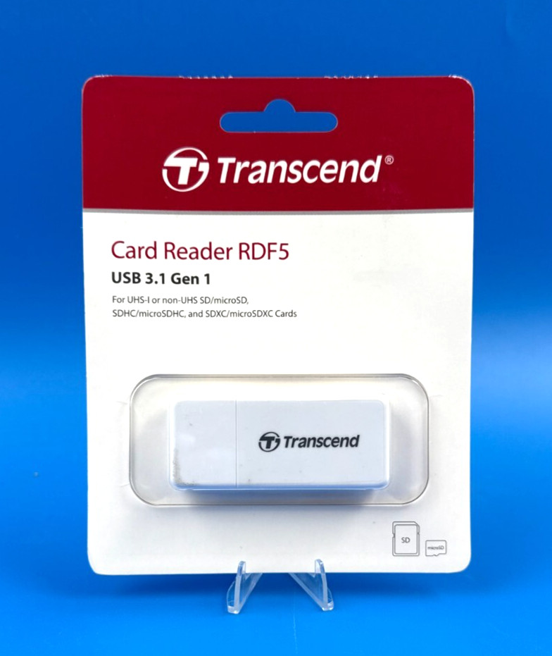 Transcend USB3.1 RFID Card Reader TS-RDF5W ✅❤️️✅❤️️✅ NEW! FACTORY SEALED!