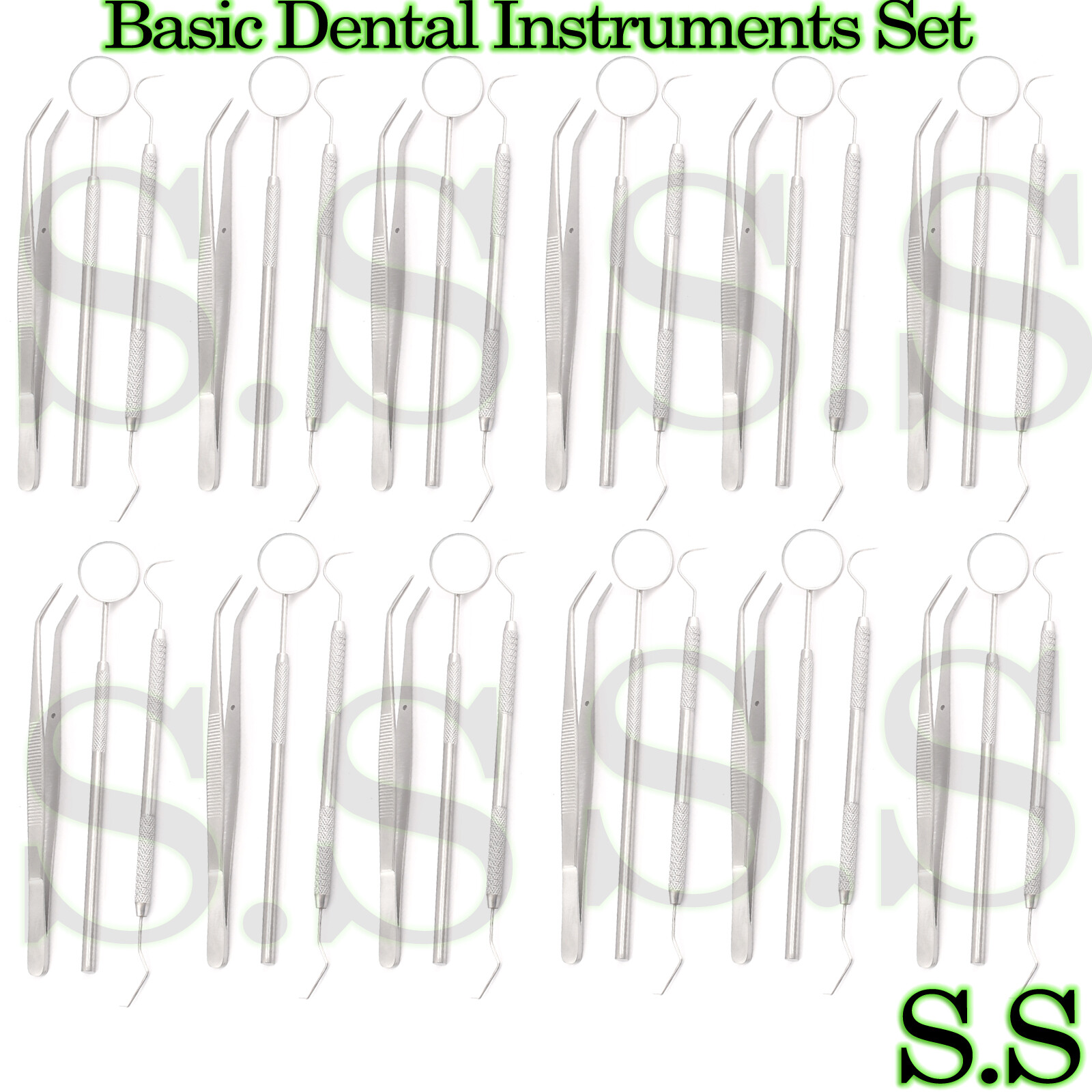45 Instruments Basic Dental Set Mirror Explorer College plier Economy Grade NEW