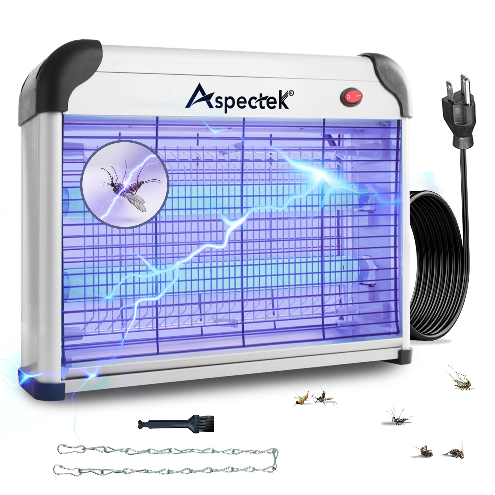 20W Bug Zapper, Electric Insect Killer for Indoor and Covered Outdoor, Mosqui...