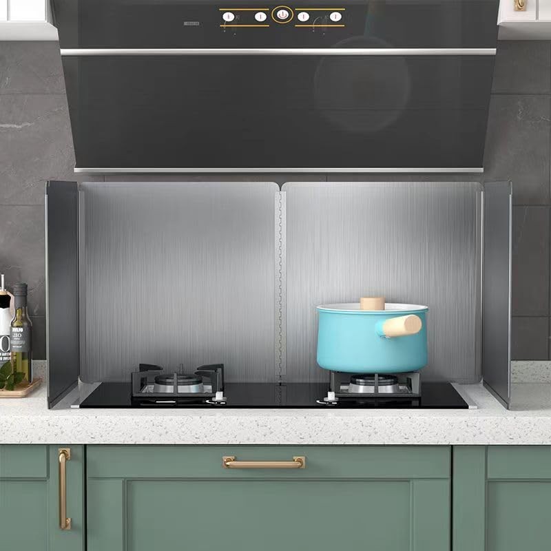Grease Stove Splash Guard for Cooking | 2 Sided Kitchen Stove Splatter Guard ...