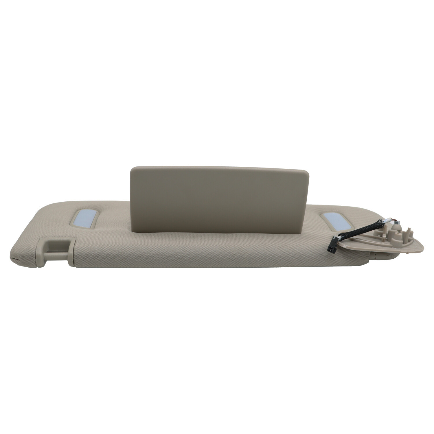 Gray Left Driver Side Sun Visor w/ Light For 2007-2014 Chevrolet GMC 22850306
