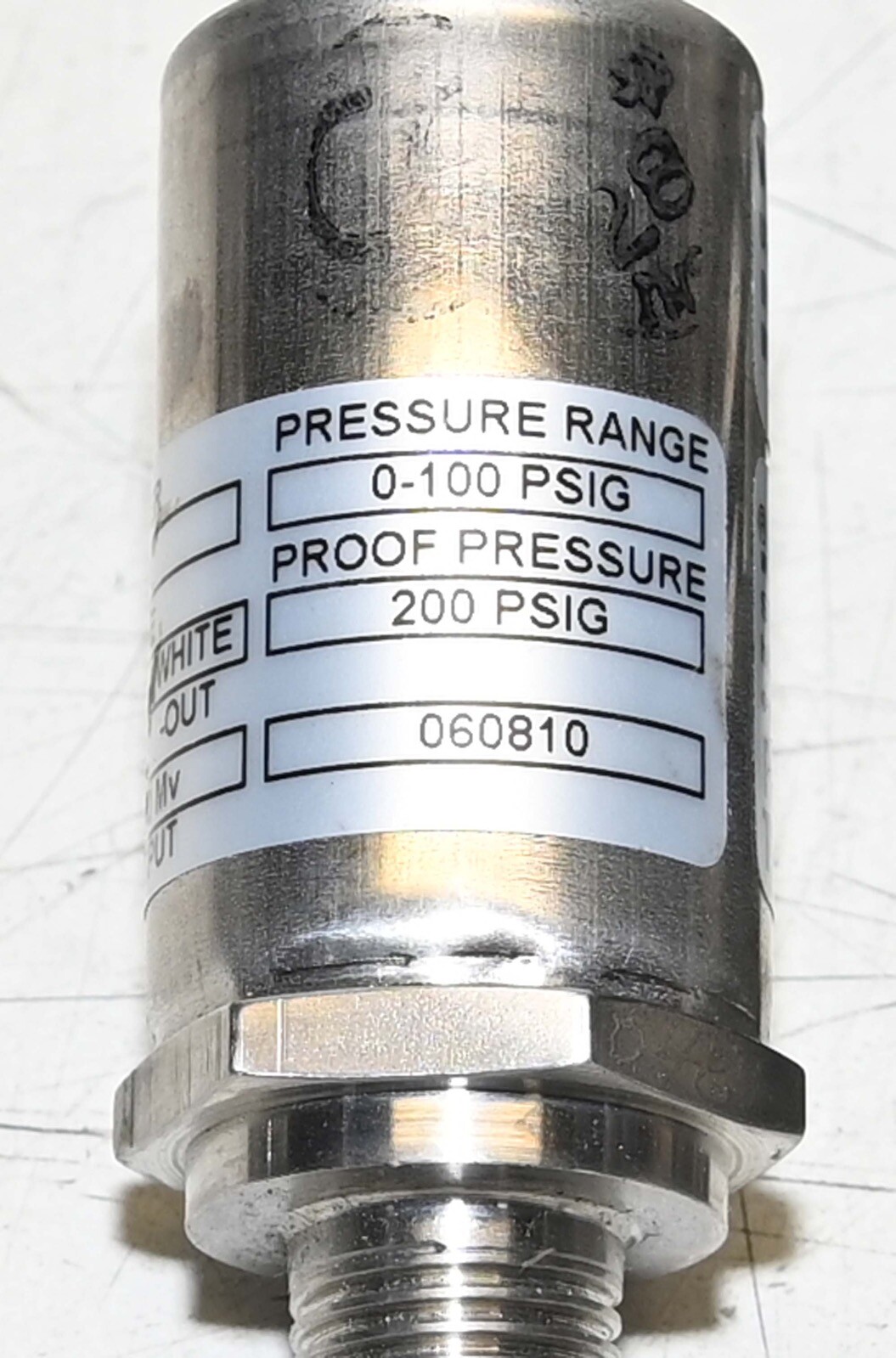 Omega ASML PX302-100GV Pressure Transducer 0-100 psi