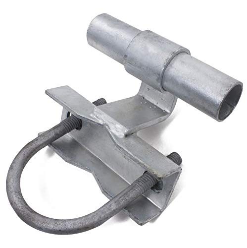 Universal Chain Link Fence Rolling Gate Track Bracket - Heavy-Duty, Adjustable S