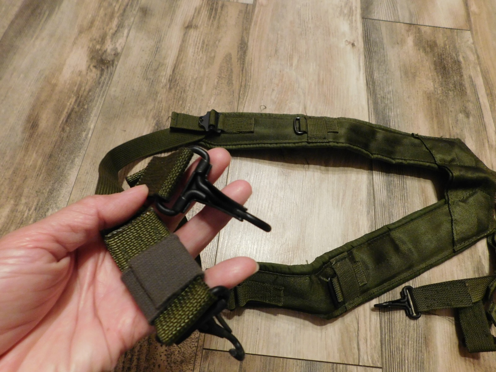 US MILITARY GREEN FIELD BELT SUSPENDER NEW