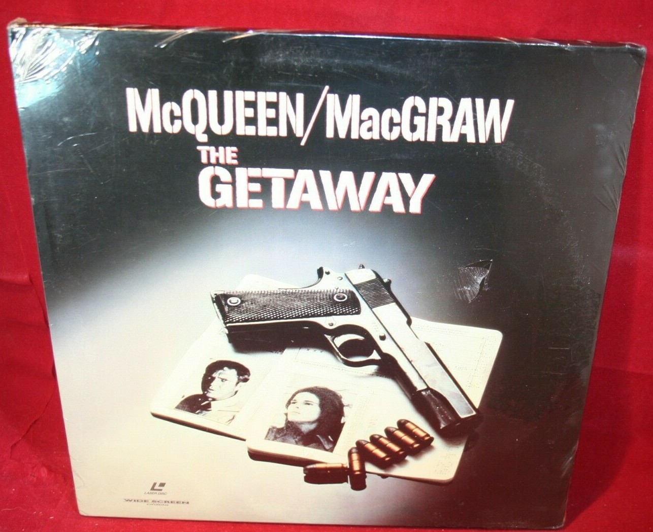 Laserdisc {x} * The Getaway * Steve McQueen Ali MacGraw Ben Johnson Widescreen