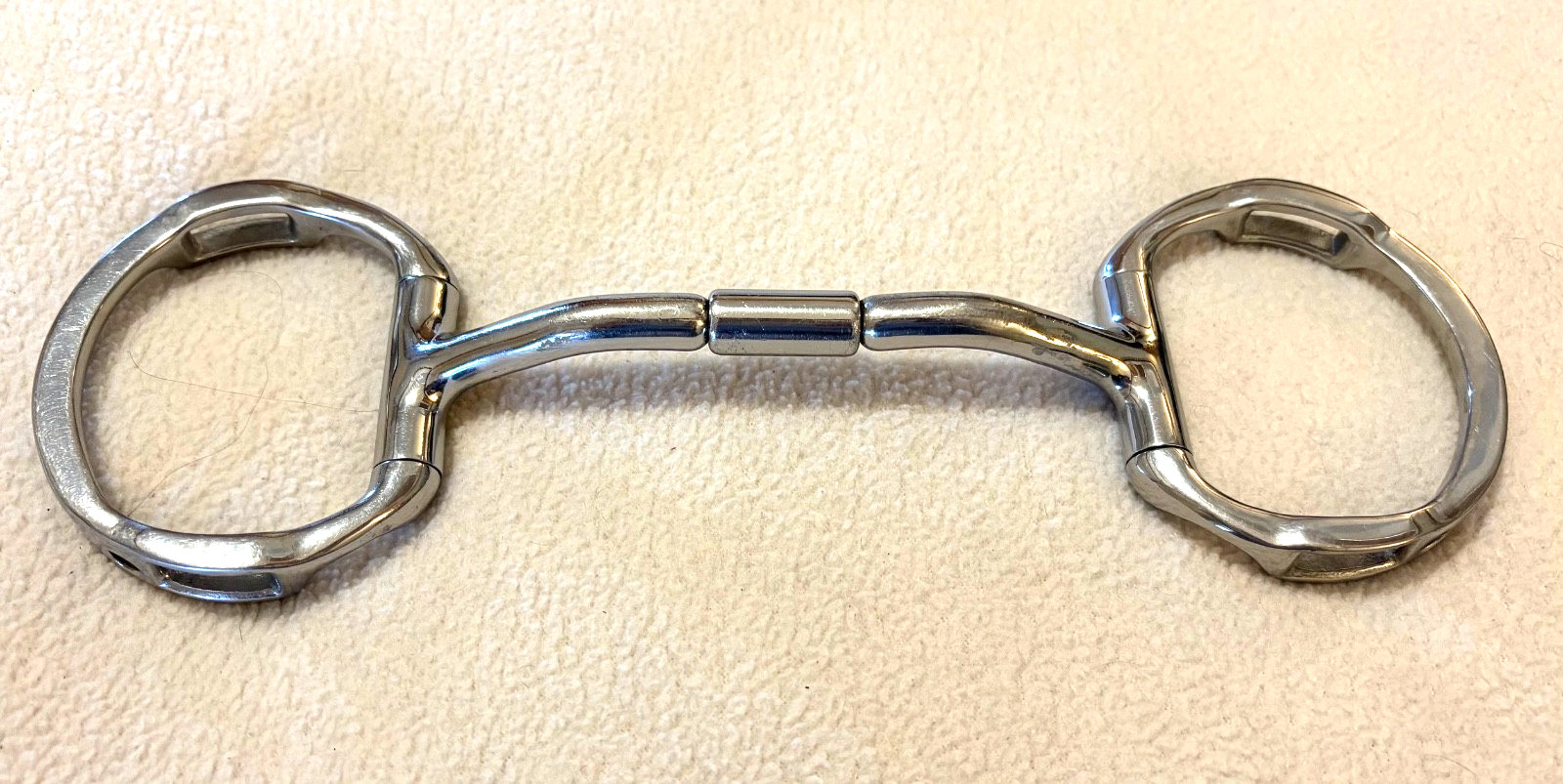 Myler Eggbutt Stainless Horse Comfort Mouth Snaffle Bit with Hooks-5"