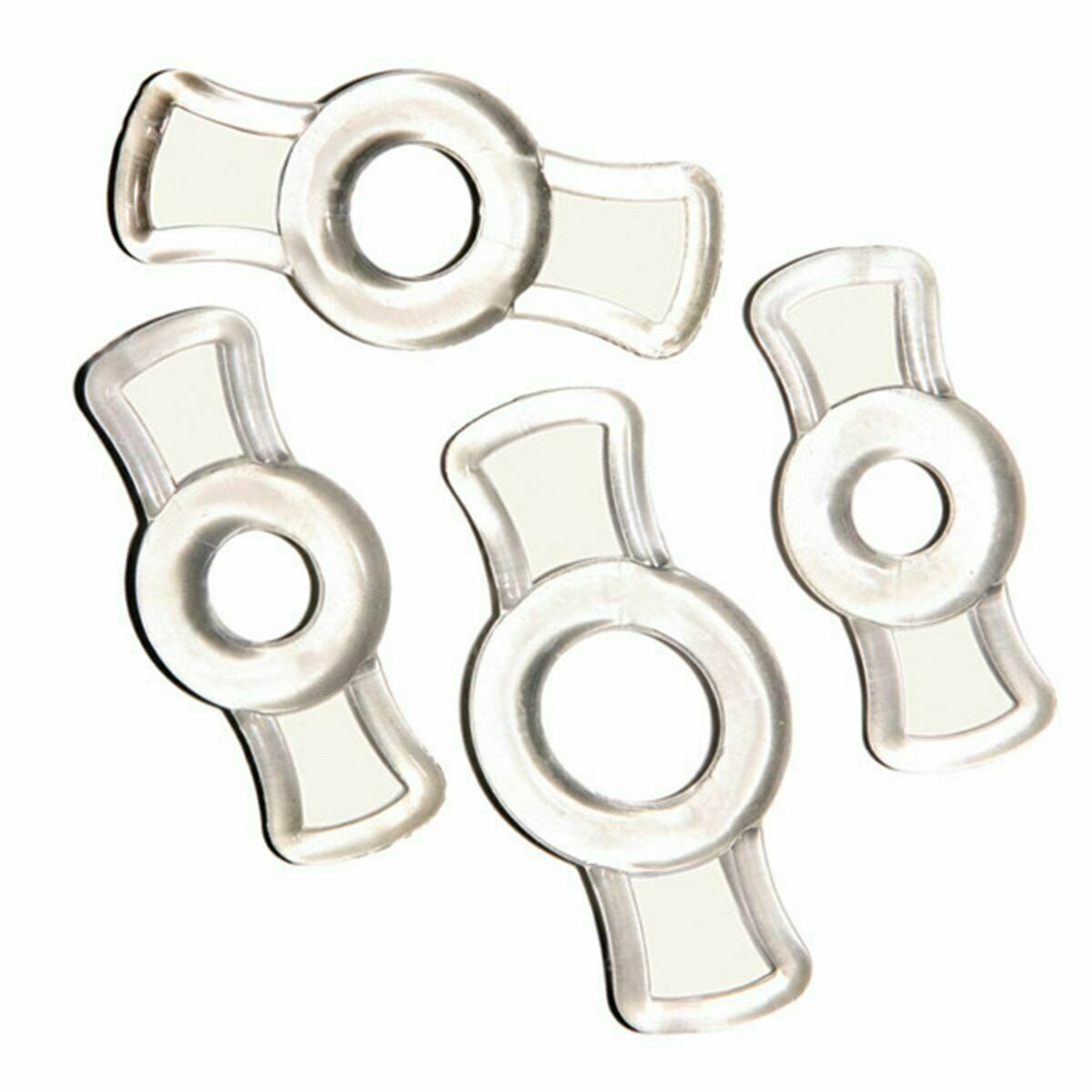 4 PCS Penis Cock Ring SEX Prolong Delay Sex Toys for Men Male Erection Enhancer