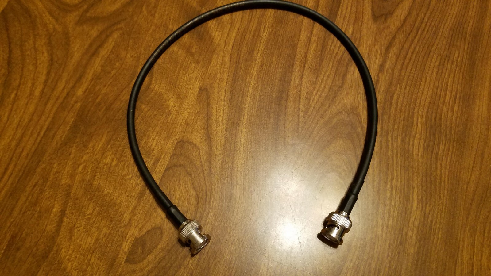 18 in. Premium BNC male to BNC male 50 ohm RG58 Cable w/ Belden Coax, *USA-Made*