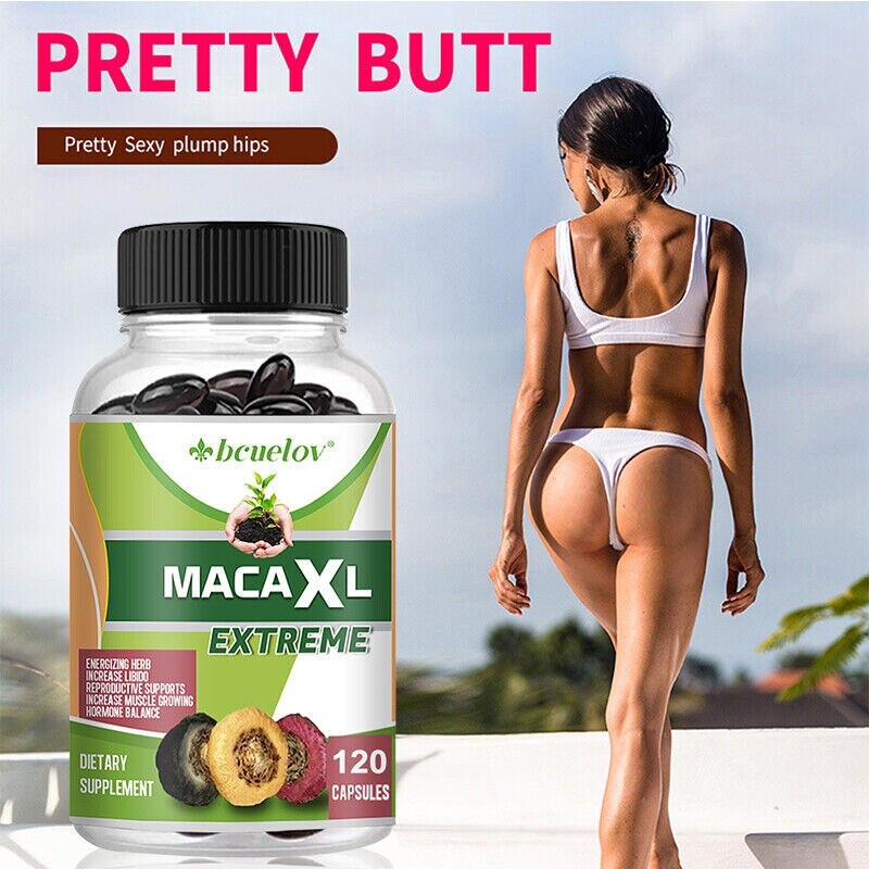 Maca Capsule Shape Butt Booty Shaper Super MACAXL 30 to 120 Capsules