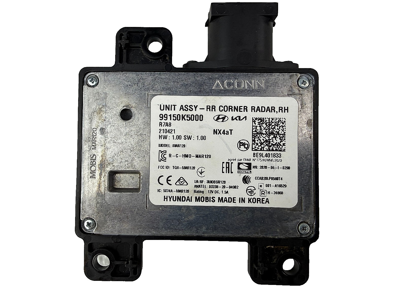 OEM Hyundai Kia RH Rear Blind Spot Radar Sensor Module 99150-K5000 BSM BSD