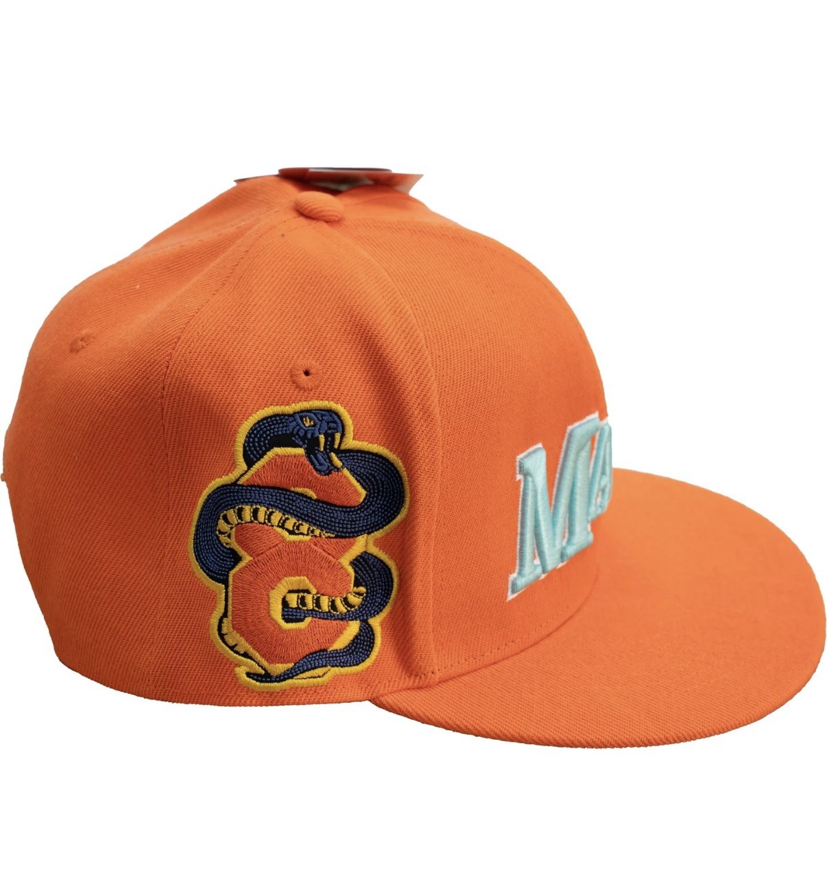 Headgear Classics Hat Mamba Kobe Bryant Los Angeles Snapback Orange Teal Cap