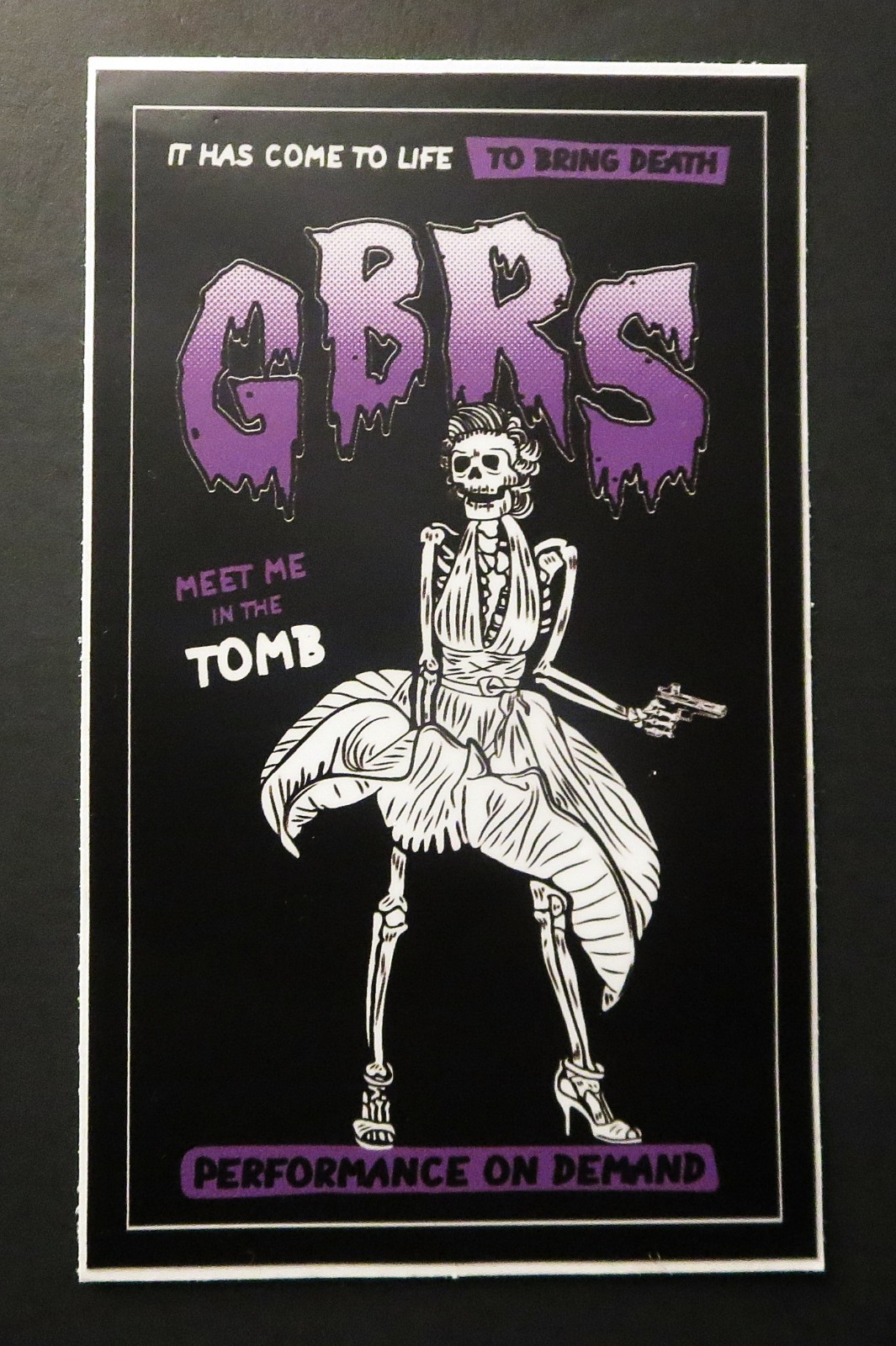 GBRS GROUP PERFORMANCE ON DEMAND STICKER SLAP NOT FORWARD OBSERVATIONS WRMFZY
