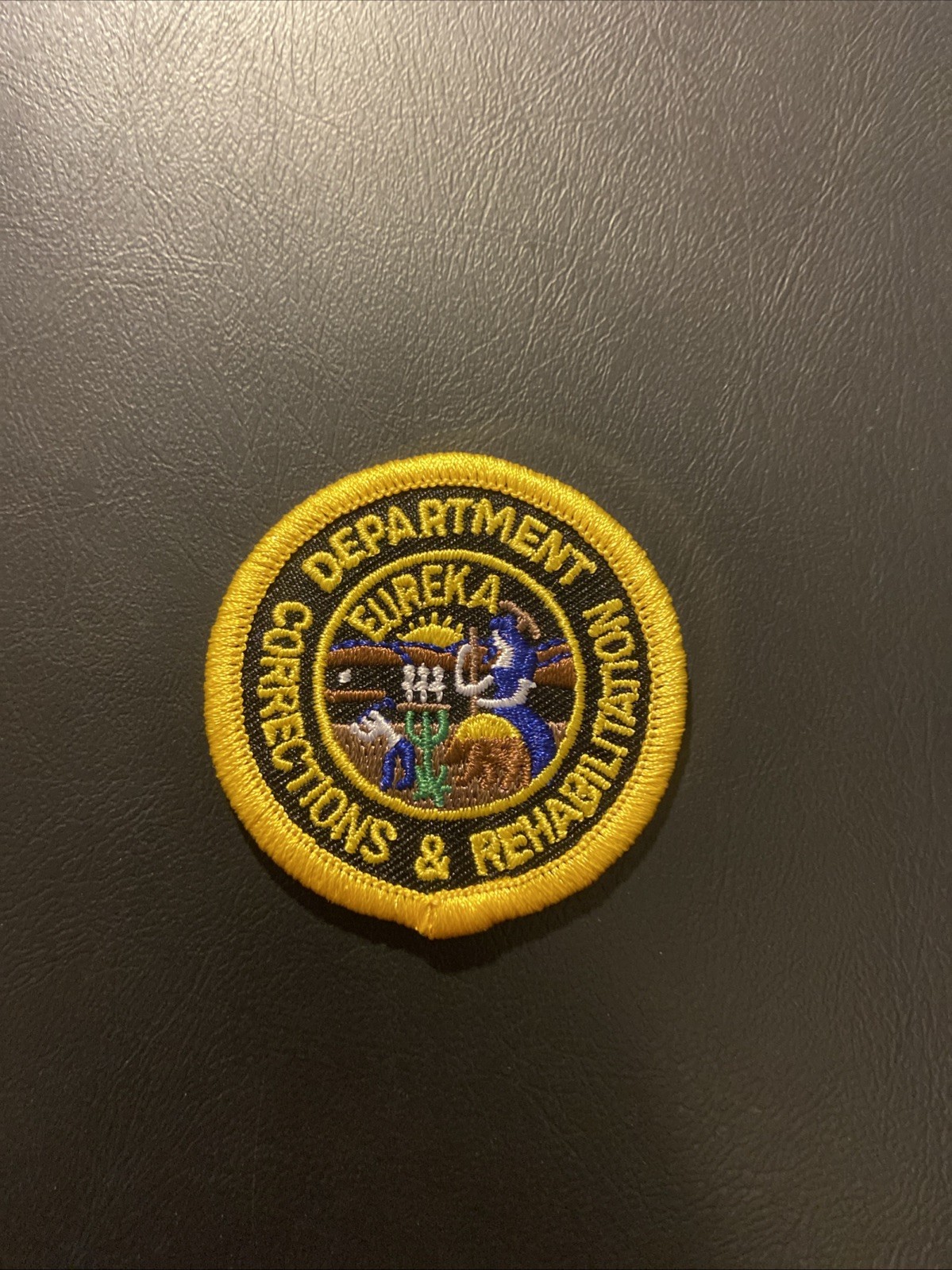 California Department of Corrections and Rehabilitation Sergean Circle Patch