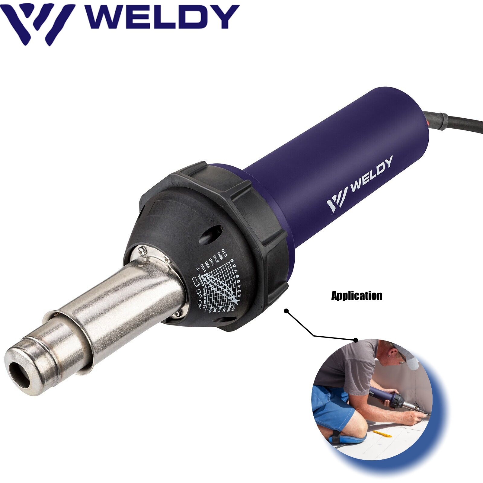 Weldy 1600W HT1600 Welder Heat Gun Hot Air Welding Torch Gun Torch Tool 120/230V