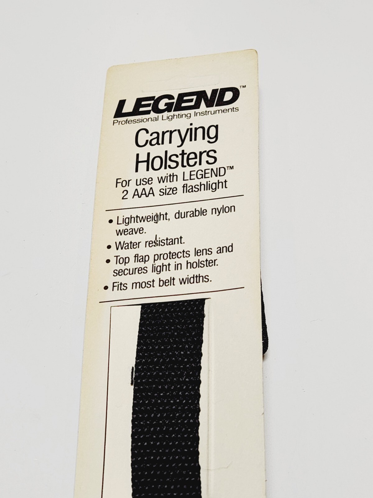 Nylon Flashlight Holster Belt Loop AAA Size 6pk