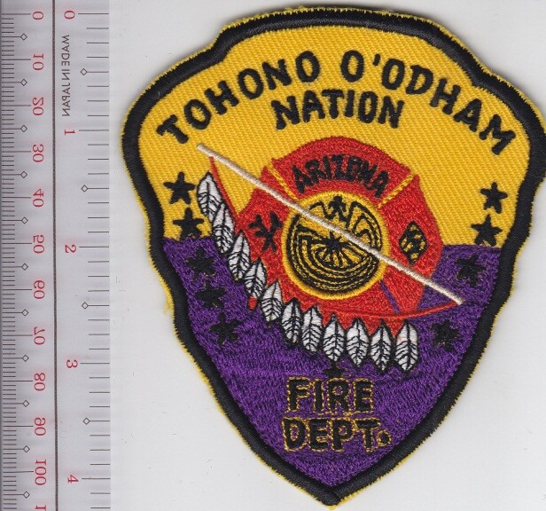 American Indian Tohono O'odham Indian Nation Fire Department Sells,  NO TARIFF
