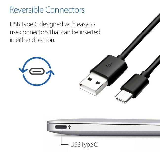 For PS5 Controller Charging Cable 10FT USB-C High Speed Data Sync Cord Type C US