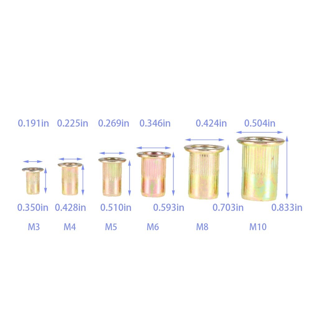 900 Pack Rivet Gun Nut Tool For High Quality Thread Setting Nuts Tool Nut Setter