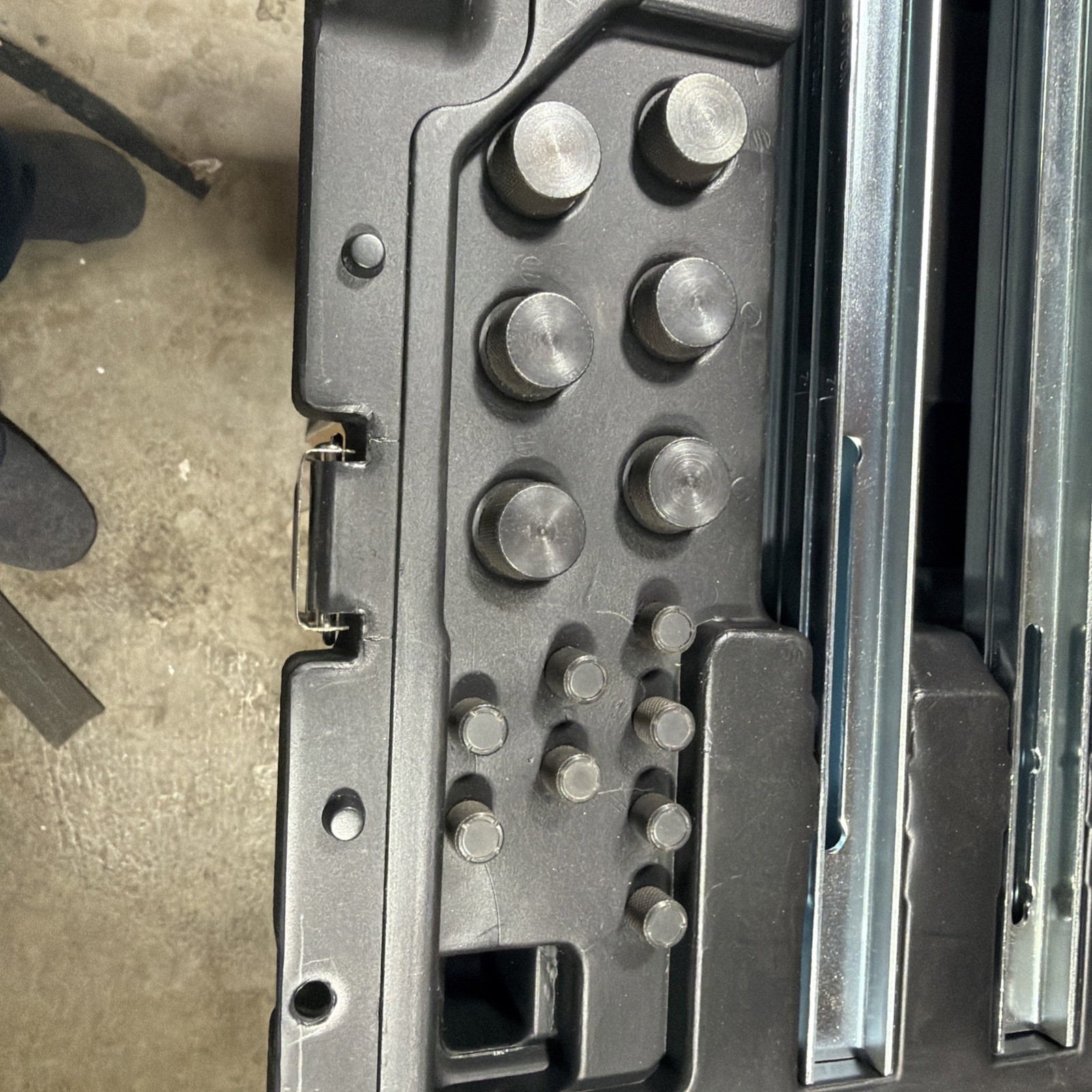 PORTER CABLE 59381 HINGE BUTT TEMPLATE KIT Incomplete Missing Lock nut & Guide