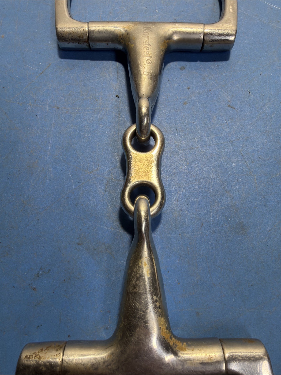 Korsteel Stainless Hunter Dee Oval Link Snaffle Bit 5inch