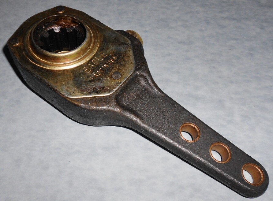 NOS Eagle MANUAL SLACK ADJUSTER  1.5" X 10 Spline  5" 6" & 7" w/ Straight Arm