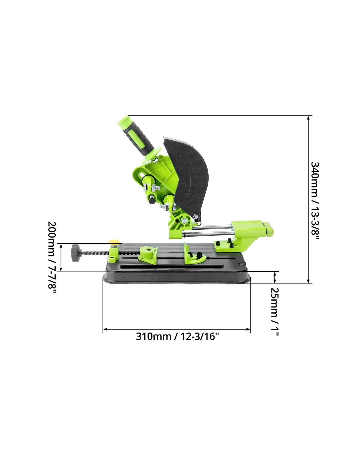 QWORK Angle Grinder Bracket, Adjustable 45 Degree Clamp Angle Grinder Holder ...