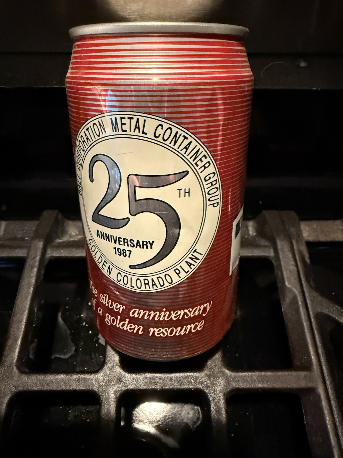 BALL CONTAINER 1987 Soda 🥤 Can Bank 🏦 All-ALUMINUM