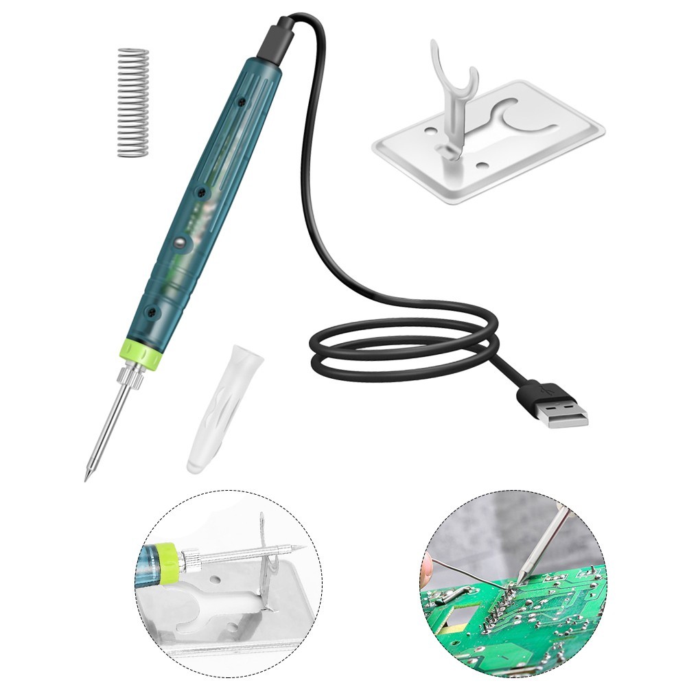 Tool Parts Soldering Iron Set Soldering Tools 8W Portable With Metal Bracket