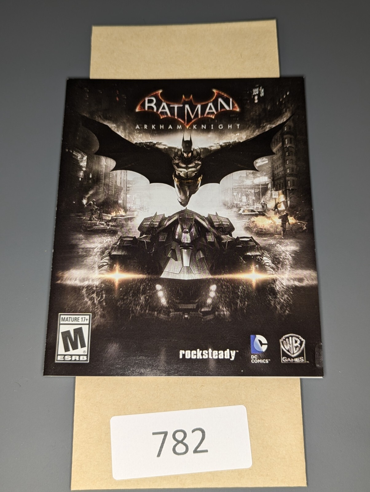 Batman: Arkham Knight (Sony Playstation 4, 2015) **MANUAL ONLY**