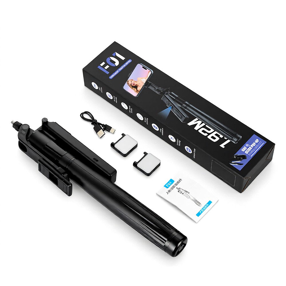 76'' Selfie Stick Auto Face Tracking Tripod 360° Rotation with Remote Control