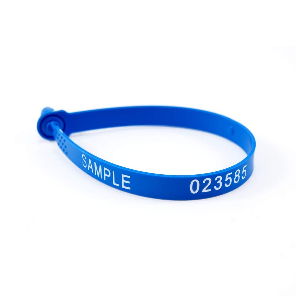 100 Tamper Proof Seals High Security Shipping Tags Numbered Security Seals Bl...