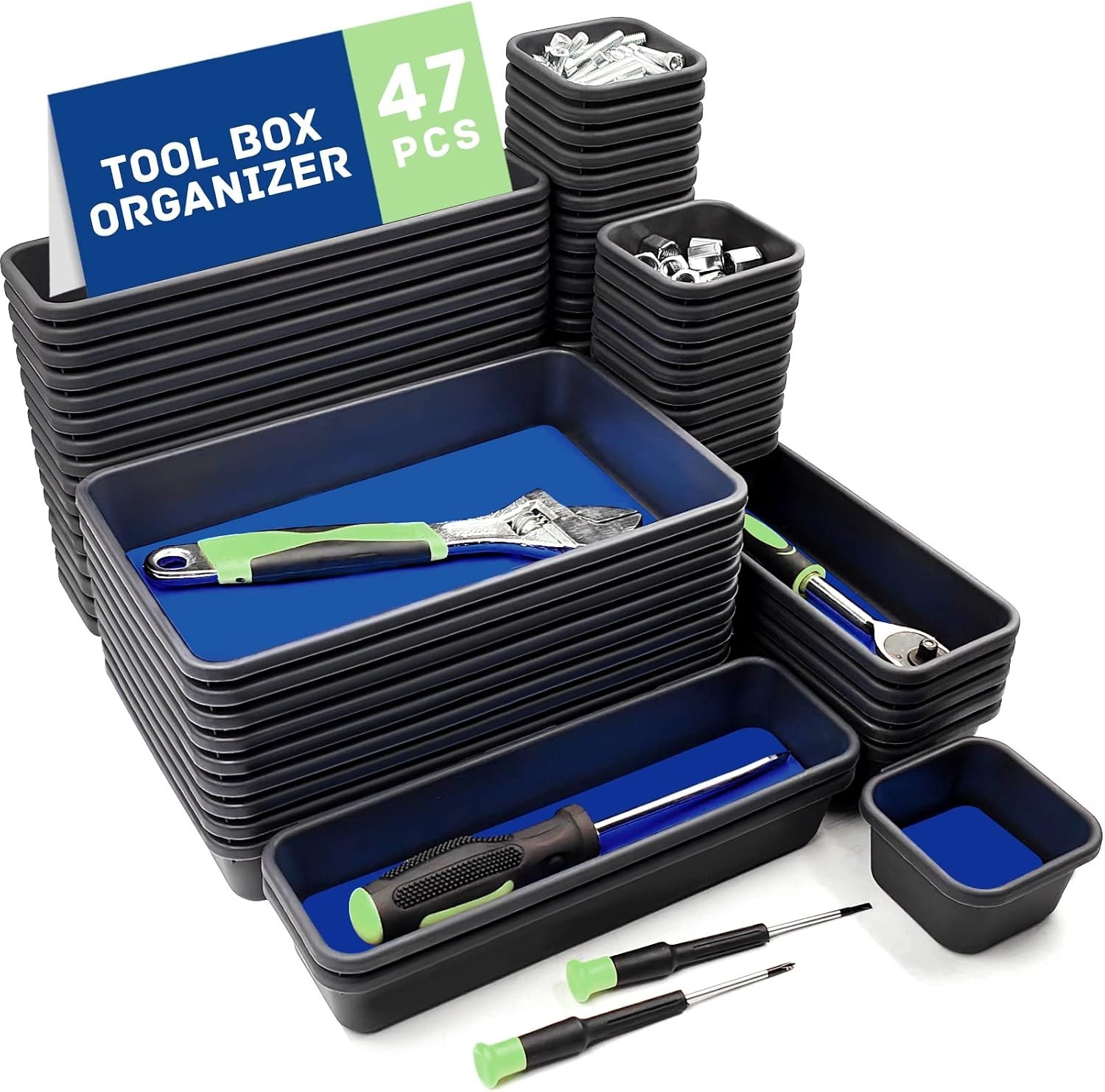 Tool Box Organizer, Tool Drawer Organizer Tray Divider, Toolbox Organization,...