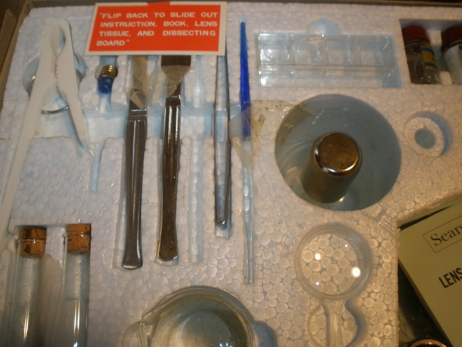 Vintage Sears Zoom Micro-Lab Kit Master Microscope Kit 6378-A