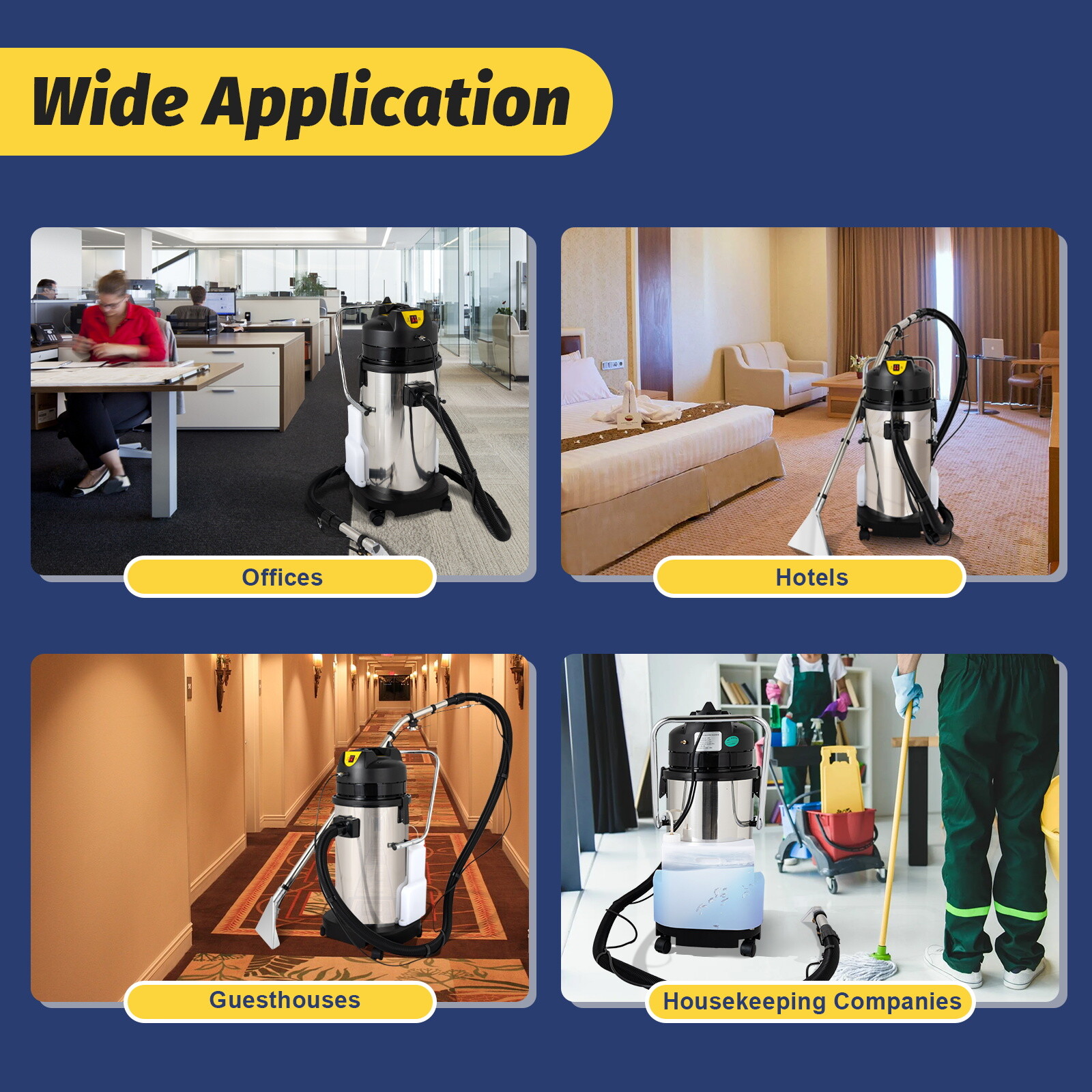 40L Commercial Cleaning Machine Vacuum Cleaner Extractor (NOT STEAM VERSION)