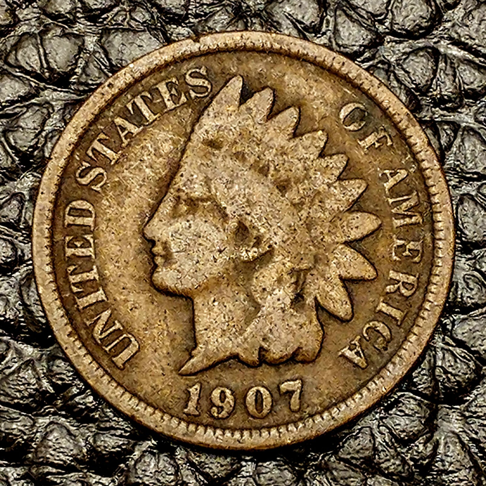 1907 Indian Cent ~ GOOD (GD) Condition ~ COMBINED SHIPPING!