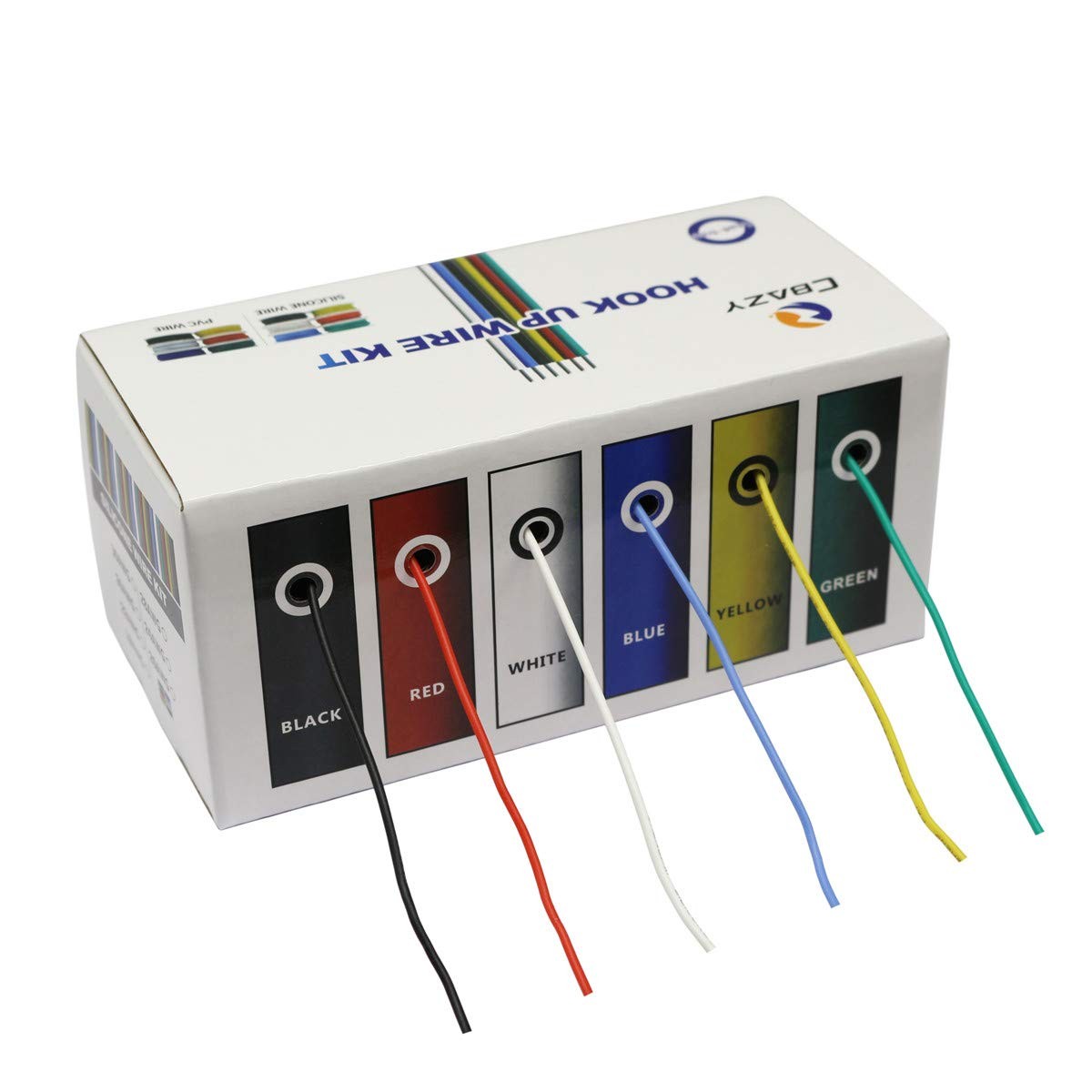 Hook Up Wire Kit stranded Wire Kit 20 Gauge Flexible Silicone Rubber Electric