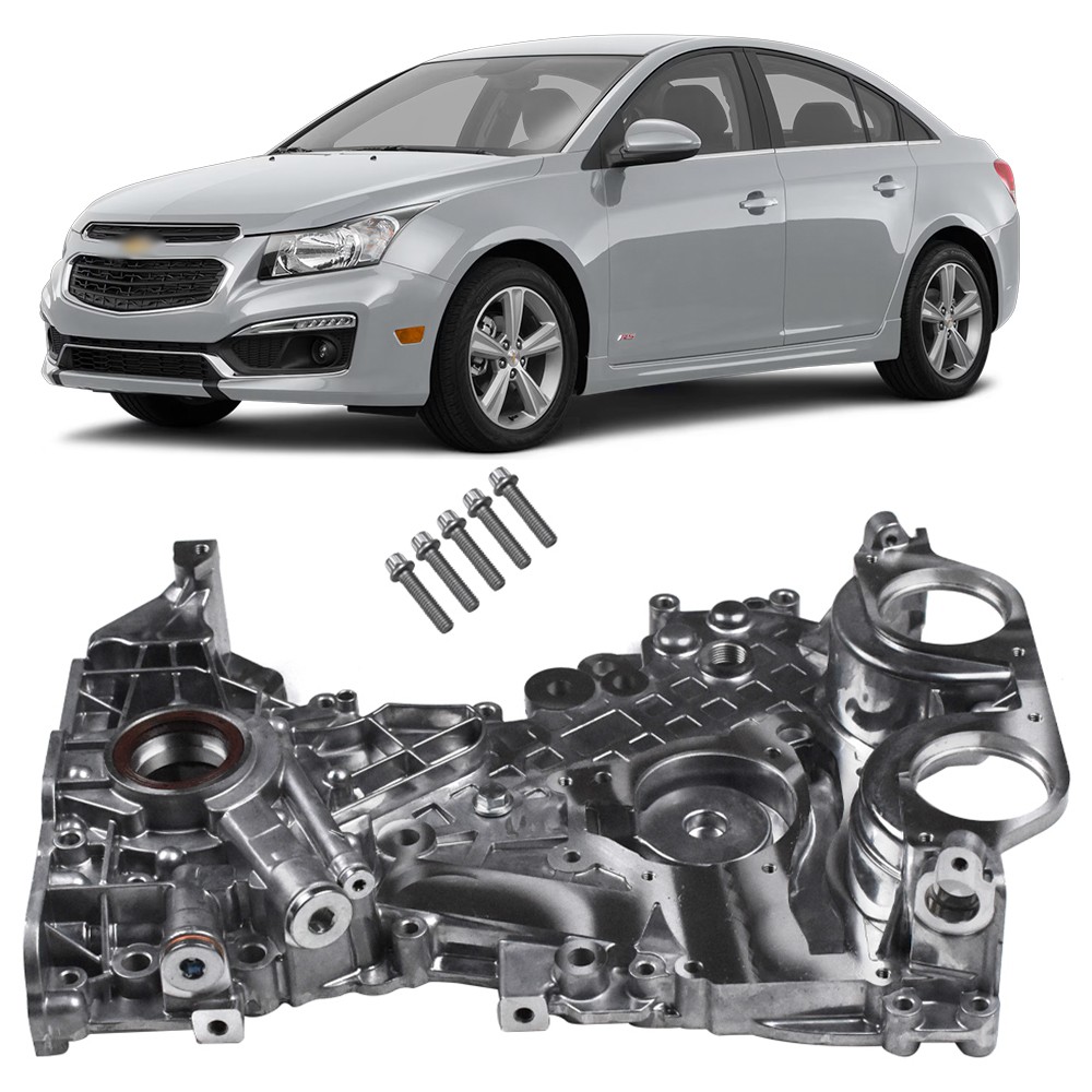 For 1.4L Chevy Cruze Sonic Trax Buick Encore Engine Timing Chain Oil Pump Cover
