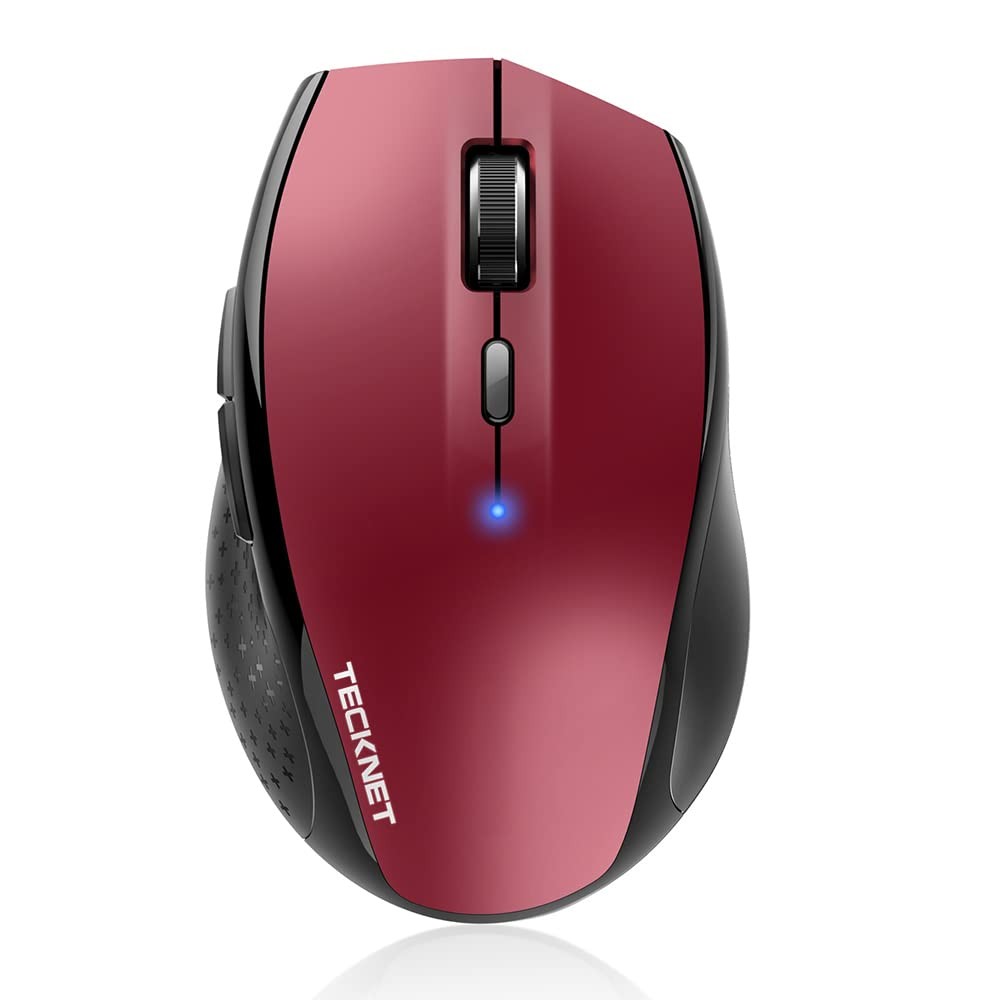 TECKNET Bluetooth Mouse, 4800 DPI Wireless Mouse, 2-Year Battery 6 Adjustable