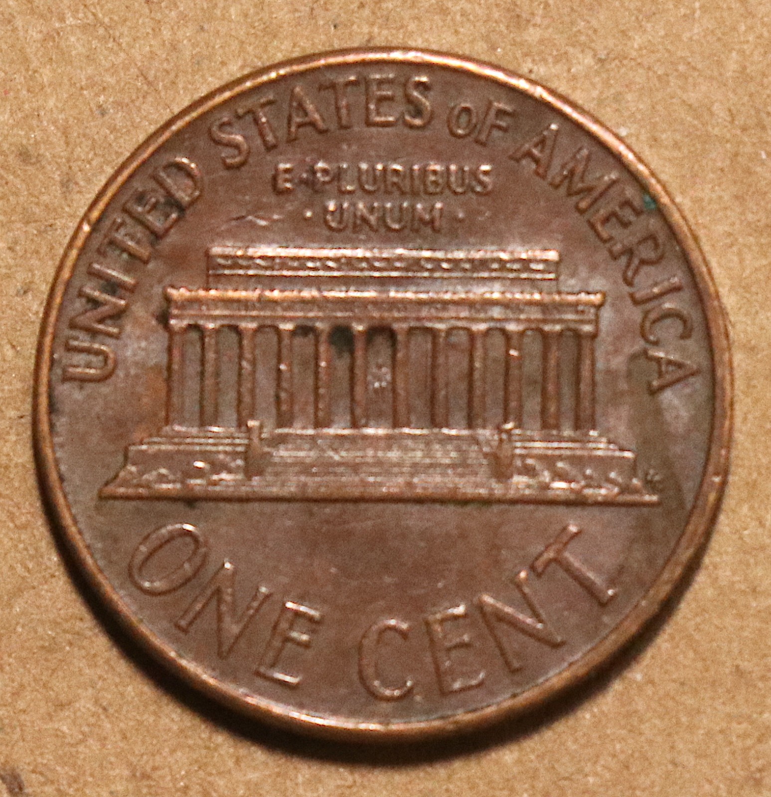 1964 Lincoln Memorial cent brown