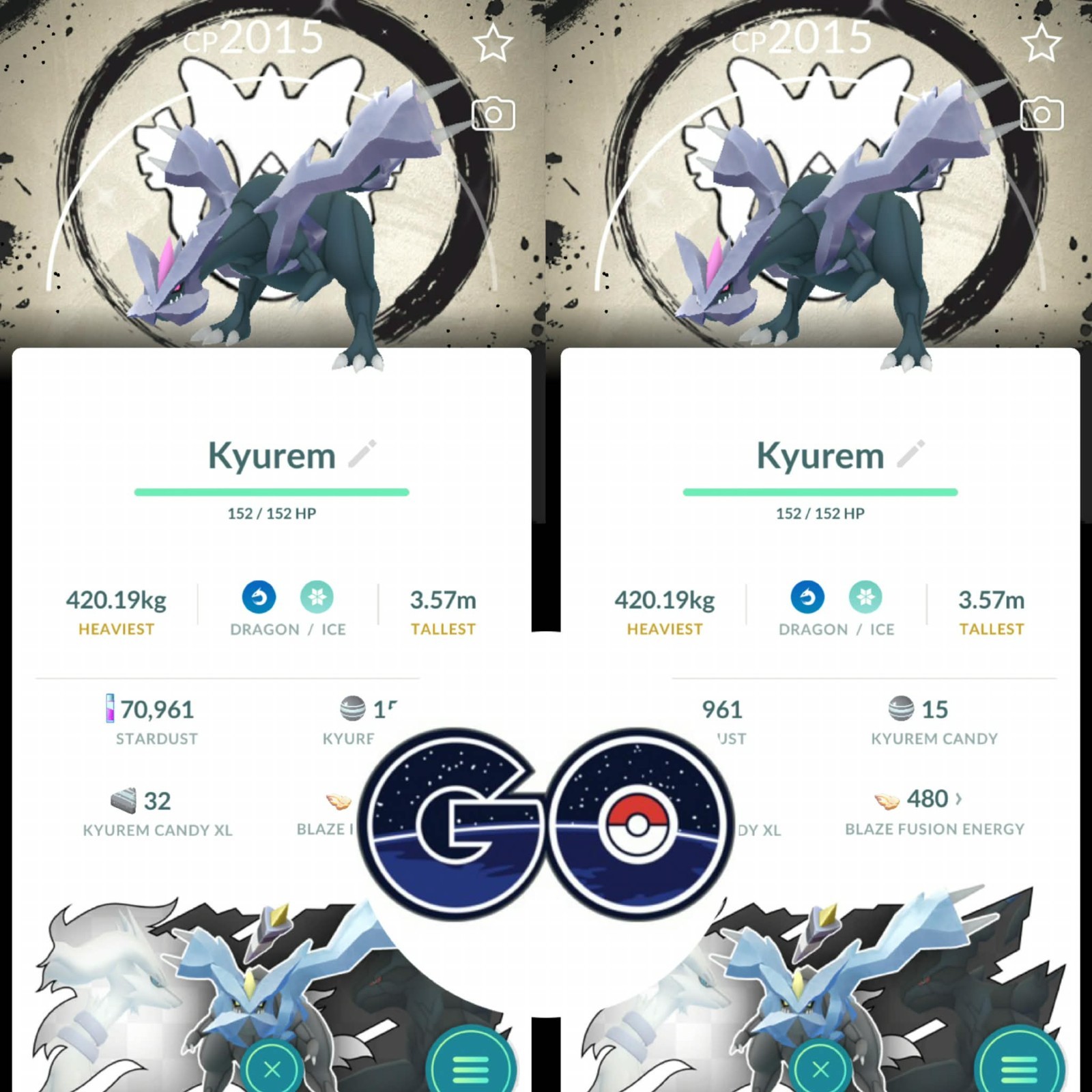 Pokémon Go - Shiny Kyurem Special Background GoFest 2026 ✨ Trade Or PTCentral