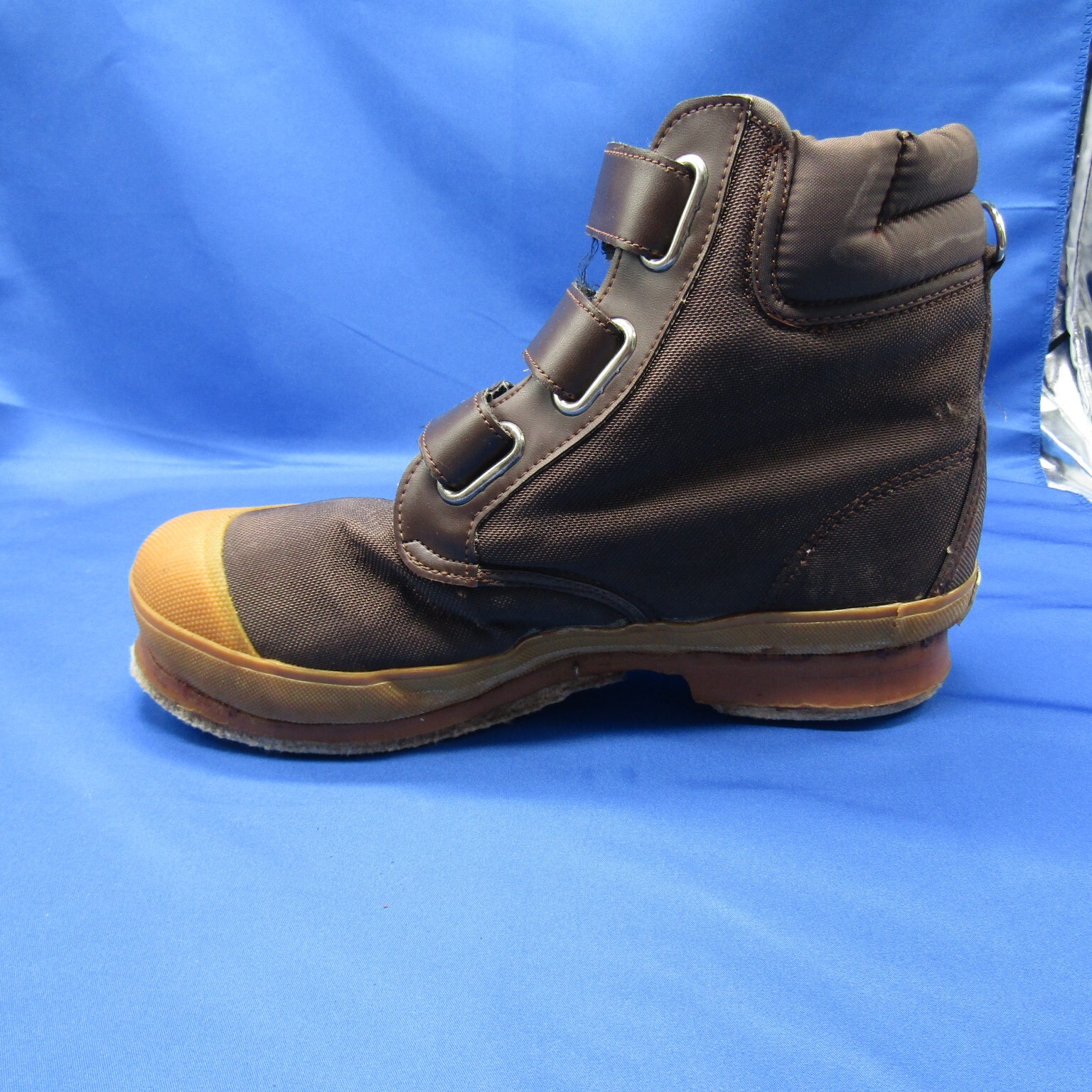 Wind River Systems Size 9 Felt Bottom Sole Fishing Boots Brown Canvas