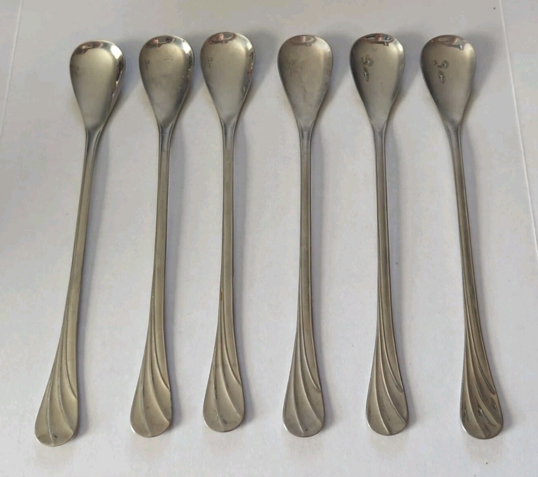 Nobre Inox Meridional 18/10 Stainless Steel Cocktail Spoons Set of 6  Brazil