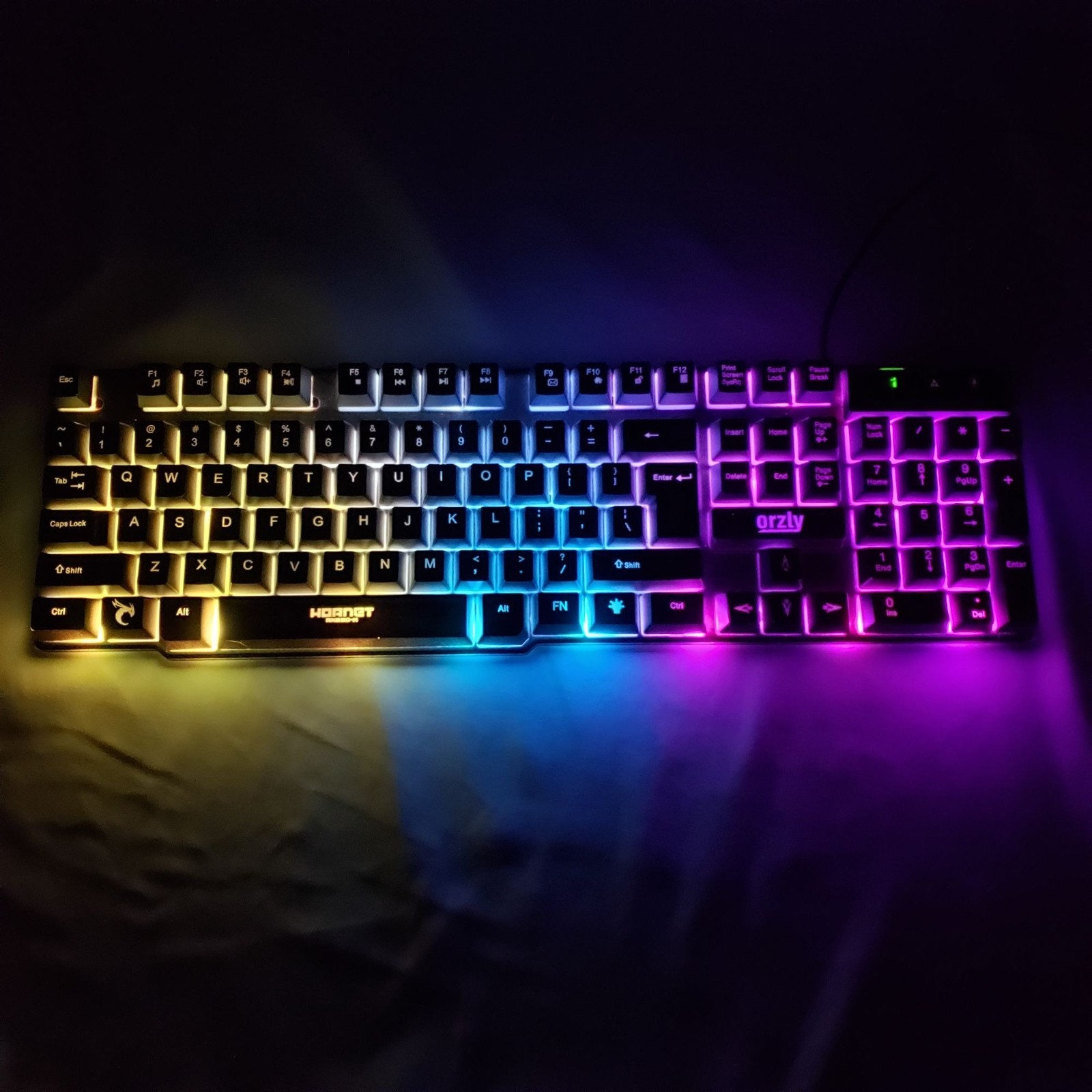 Orzly RX250-K USB Gaming Keyboard w/Changeable Backlight EXCELLENT CONDITION!!!